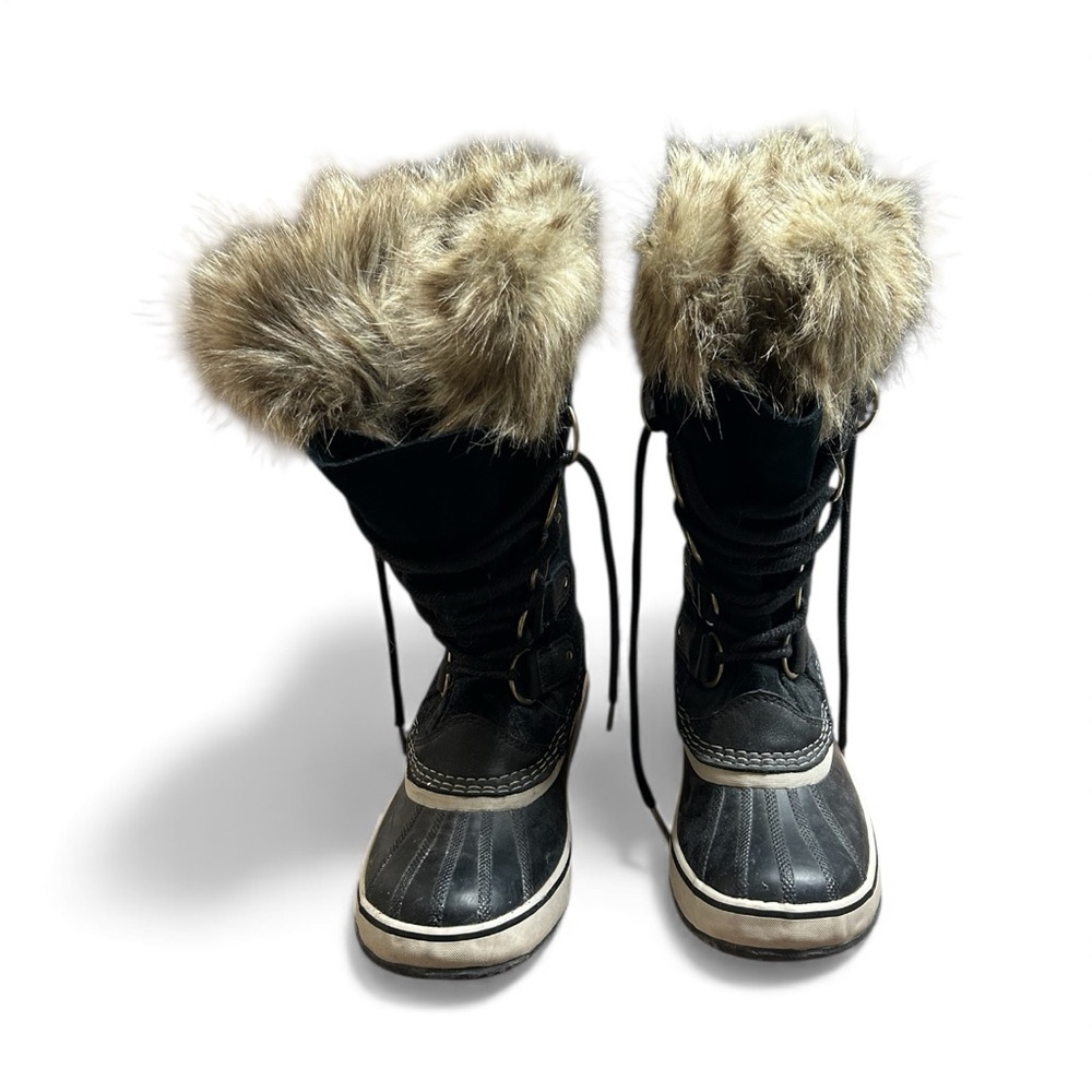 Sorel Joan of Arctic Waterproof Winter Boots Women’s Size 8 Black - Picture 3 of 9